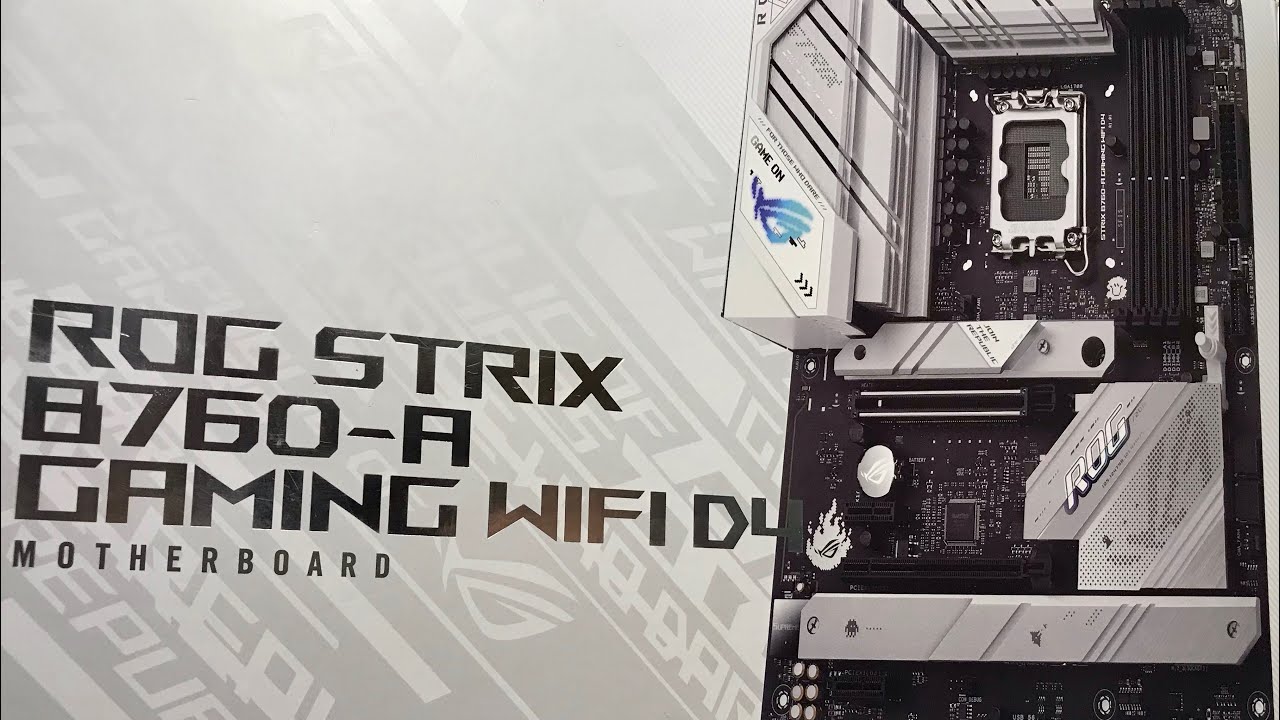 Обзор на игровую материнскую плату Asus ROG STRIX B760-A Gaming и оперативную память T-Force Vulcan