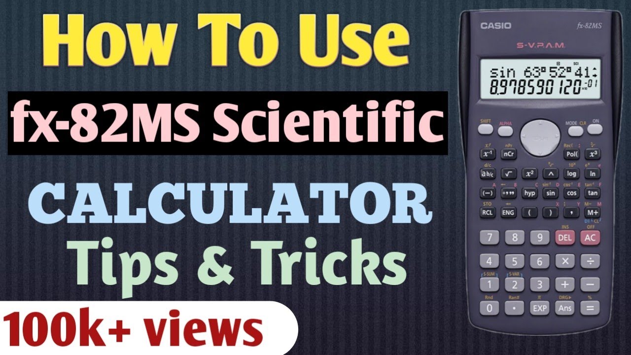 How To Use fx-82MS Scientific Calculator| How To Use Scientific Calculator| Scientific Calculator|