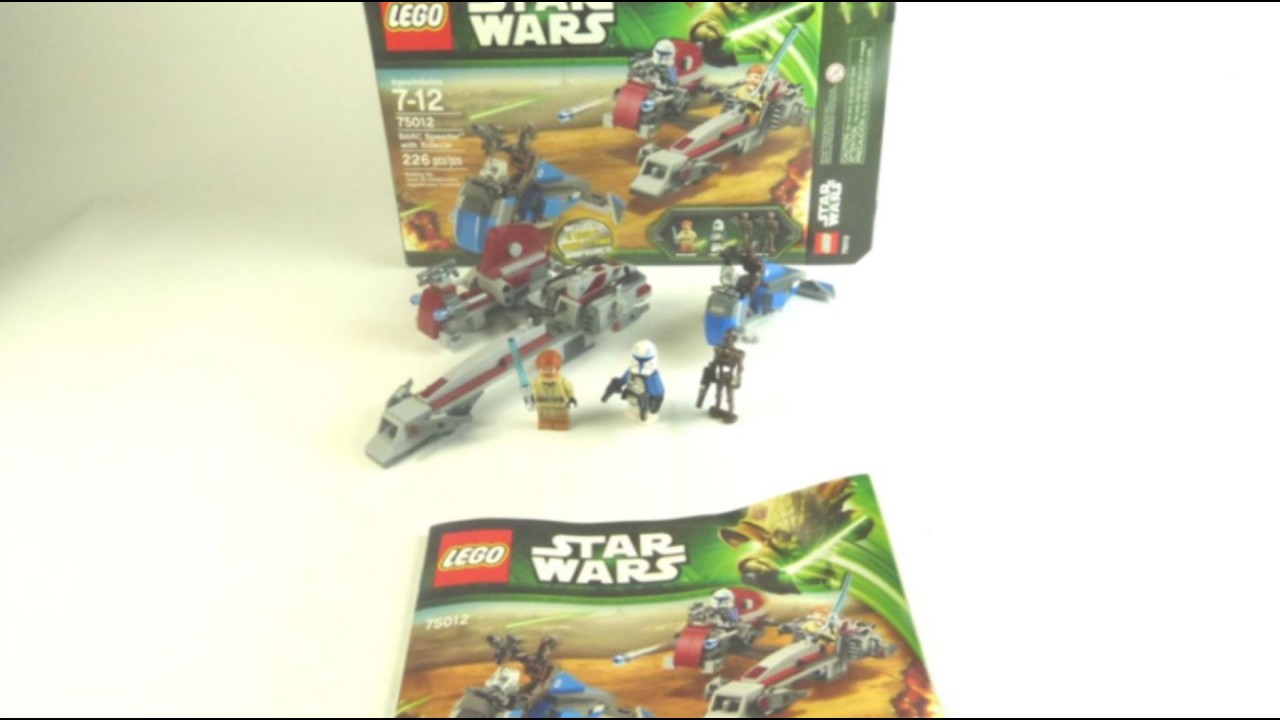 Building LEGO&reg; Barc Speeder With Sidecar &ndash; (75012) &ndash; Klokriechers' Creations