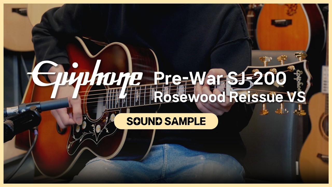Pre-War SJ-200 Rosewood Inspired by Gibson 사운드샘플