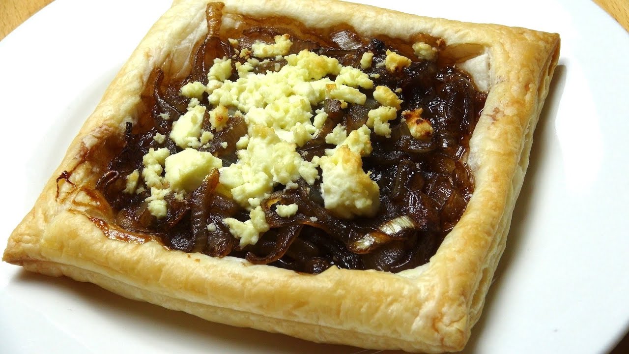 Caramelized Onion and Cheese Tarts | One Pot Chef