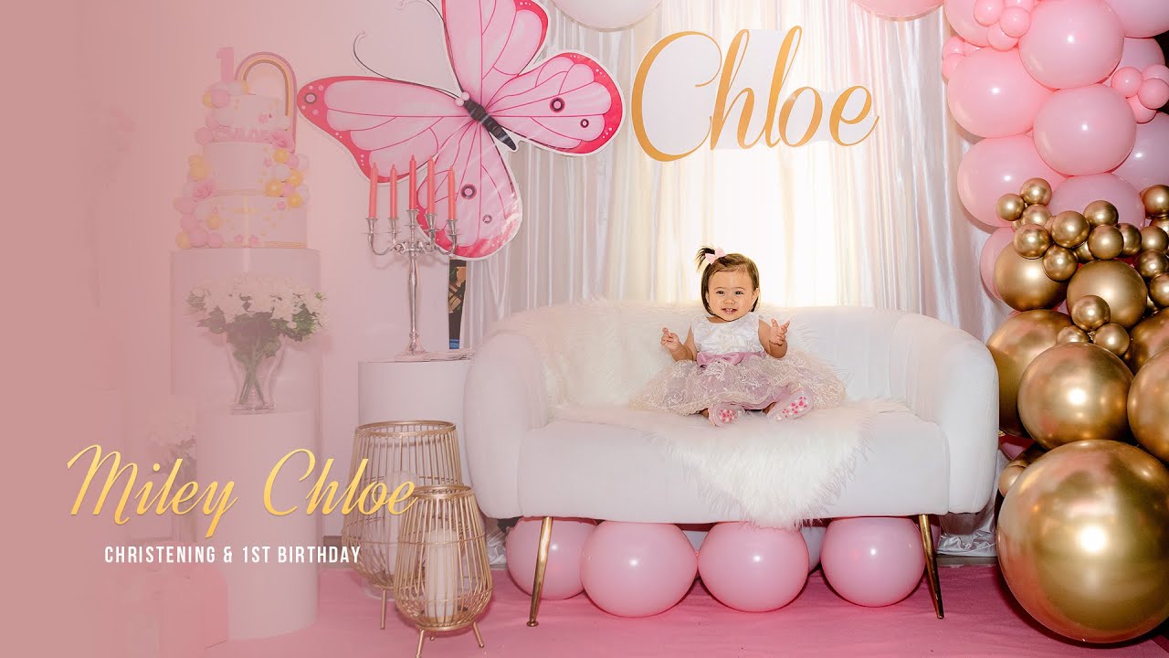 Miley Chloe's Christening & 1st Birthday |  Video Highlights by Ohzum Media Productions