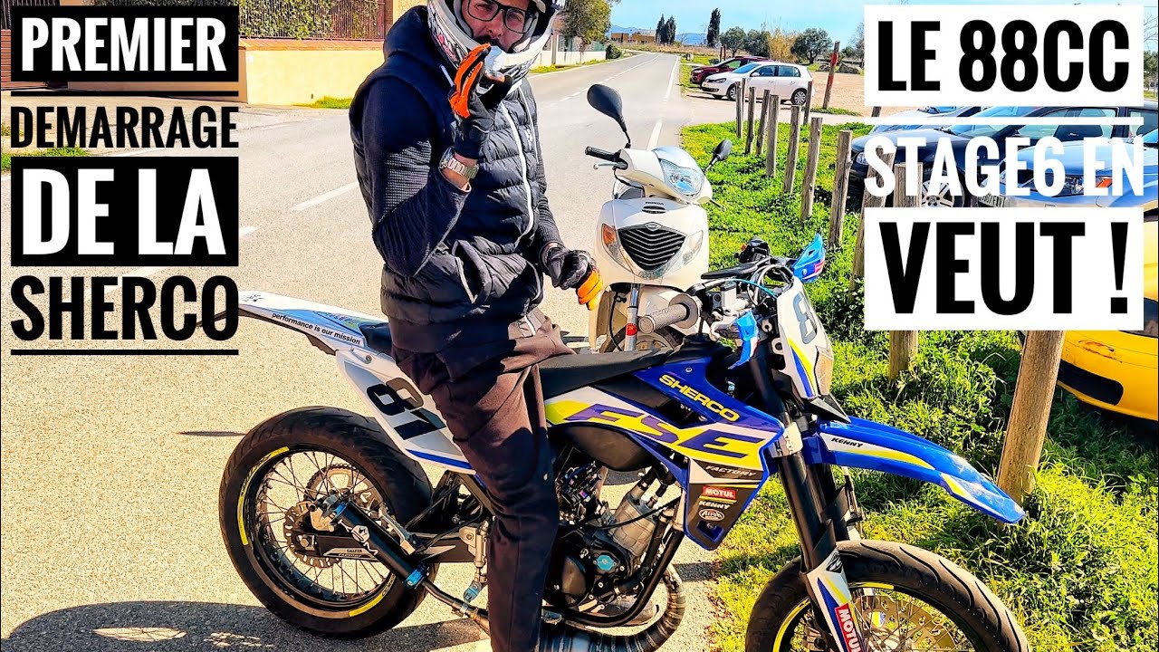 Transformation Sherco 50cc Origine en Monstre 88CC Stage6 😈 Partie 6 !