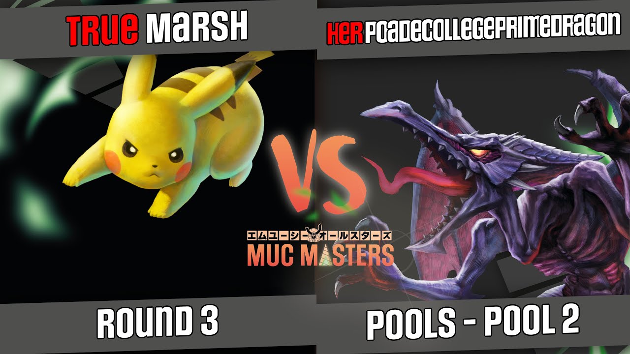 [Playoffs S1] Pools - Pool 2 - True | Marsh (Pikachu) VS Her | PoadeCollegePrimeDragon (Ridley)