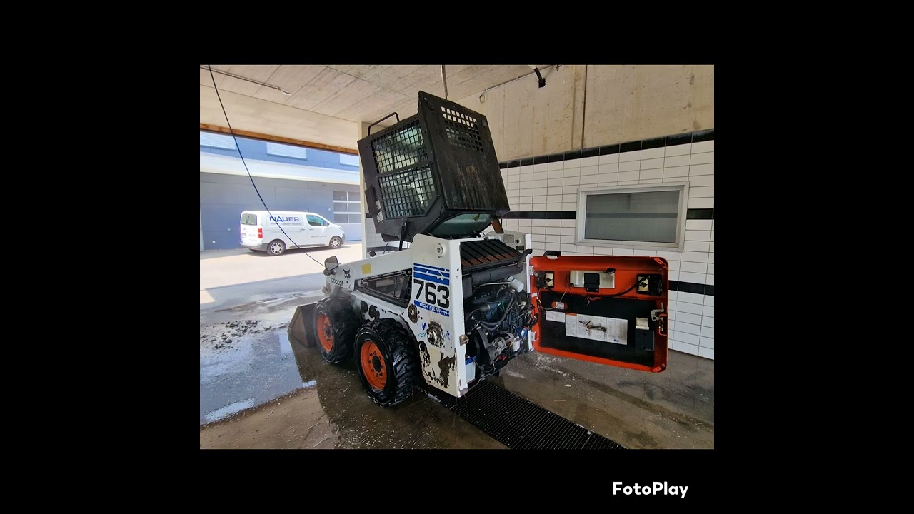 Restoration Bobcat 763 H 1999, Felújítás, Restaurirung, Kompaktlader, Skid Steer