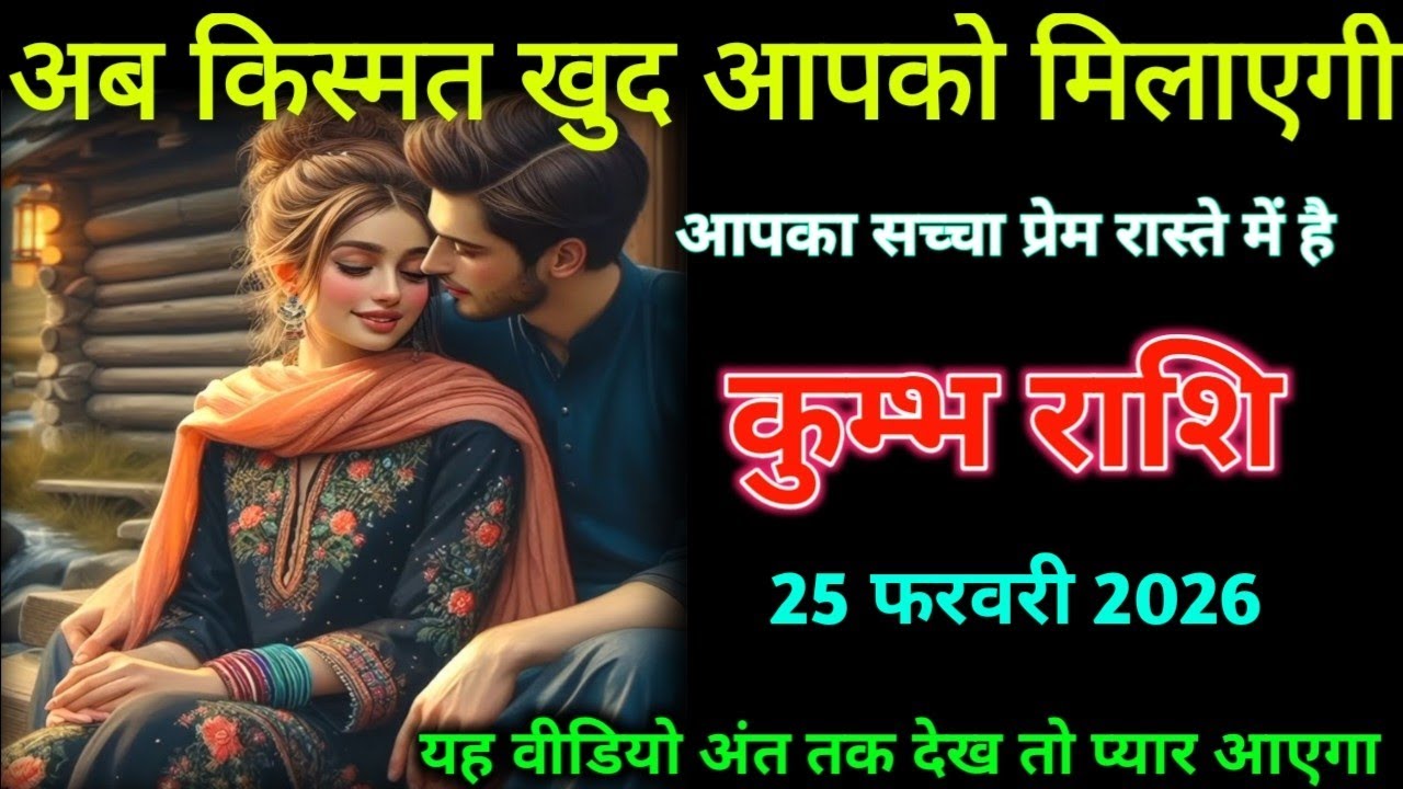 कुम्भ राशि। 21 फरवरी 2026| अब किस्मत खुद आपको मिलाएगी| Kumbh Rashifal 