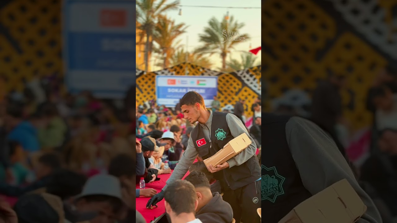 GAZZE'NİN EN B&Uuml;Y&Uuml;K İFTAR SOFRASI!