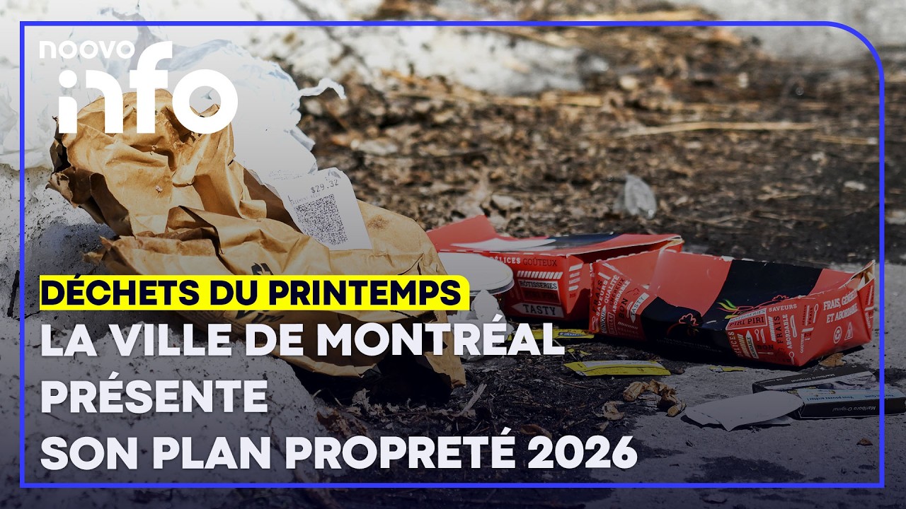 La Ville de Montréal présente son plan propreté 2026
