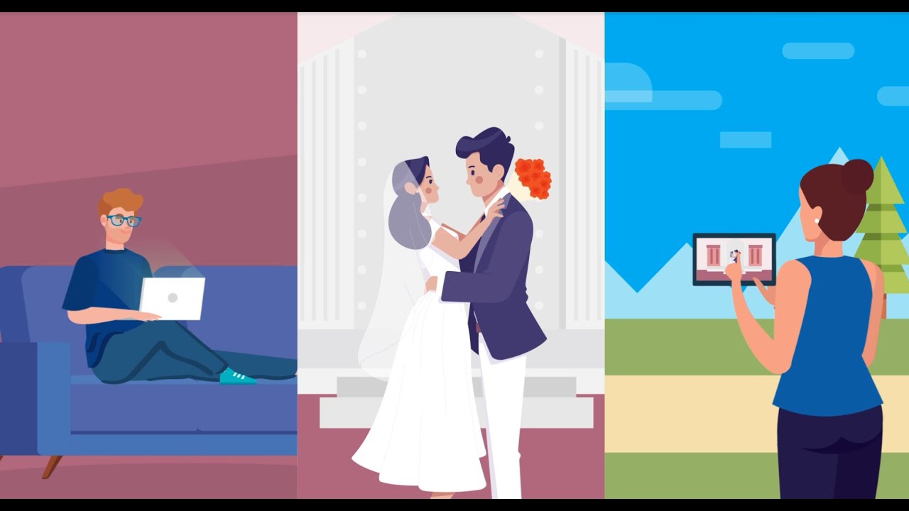 Live stream your wedding with Lovecast mobile app