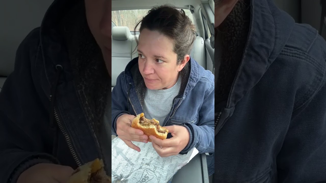 Peanut Butter and Bacon Cheeseburger from Sonic