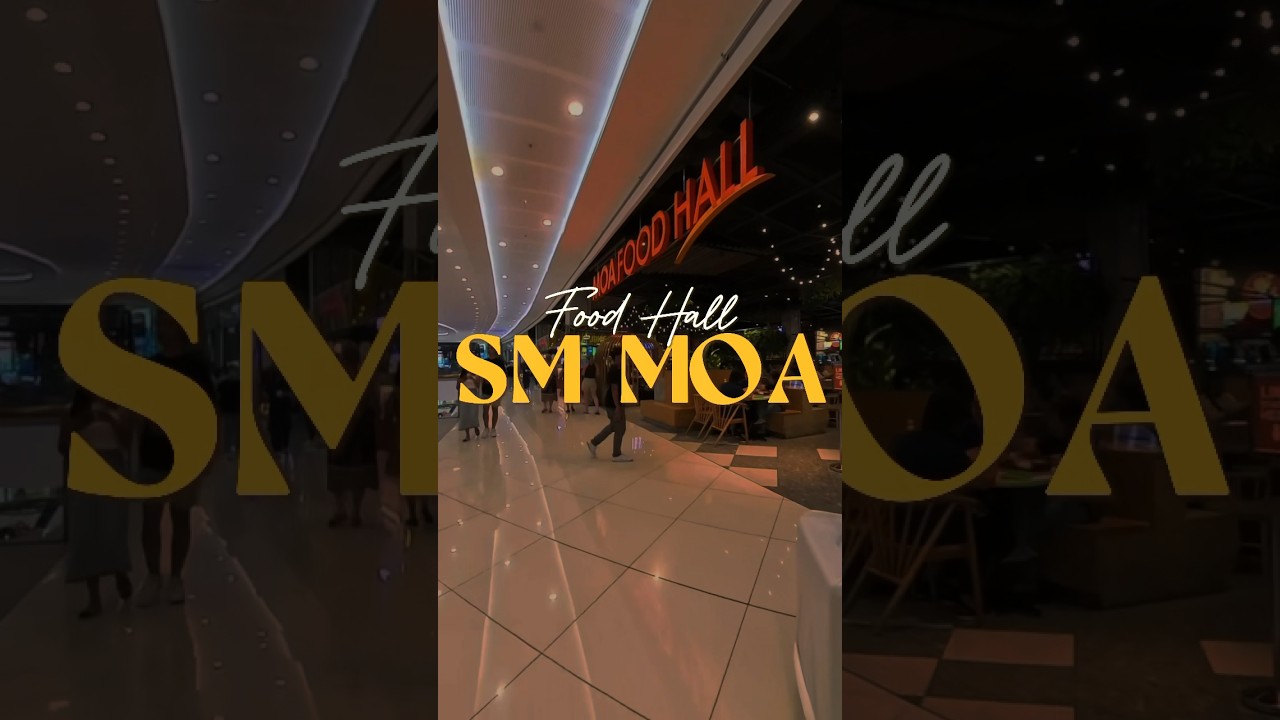 Quick walk in SM Food Hall of SM MOA (Mall of Asia) 