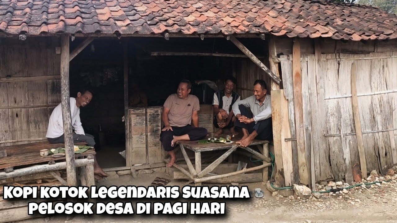 Orang Kota Iri Melihat Ini Suasana Gayeng Kopi Kotok Diwarung Ndeso Pedesaan Blora Seperti Th 1980an