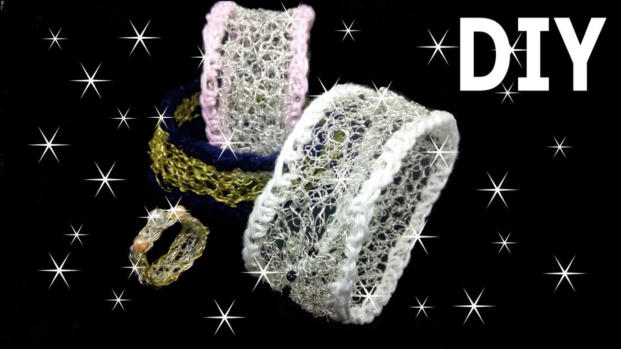 Schmuck aus Silberdraht häkeln - DIY