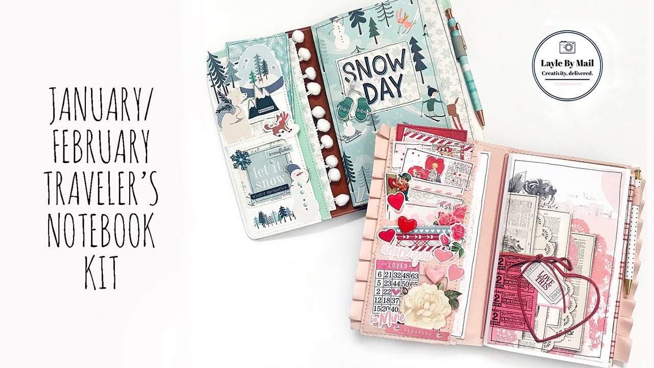 January/February Traveler's Notebook Kit - Layle By Mail