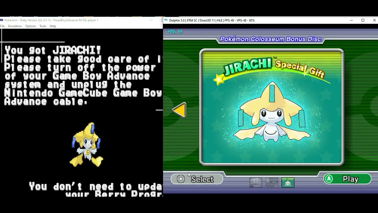 Pokémon Rubí/zafiro- conseguir a Jirachi de forma legal