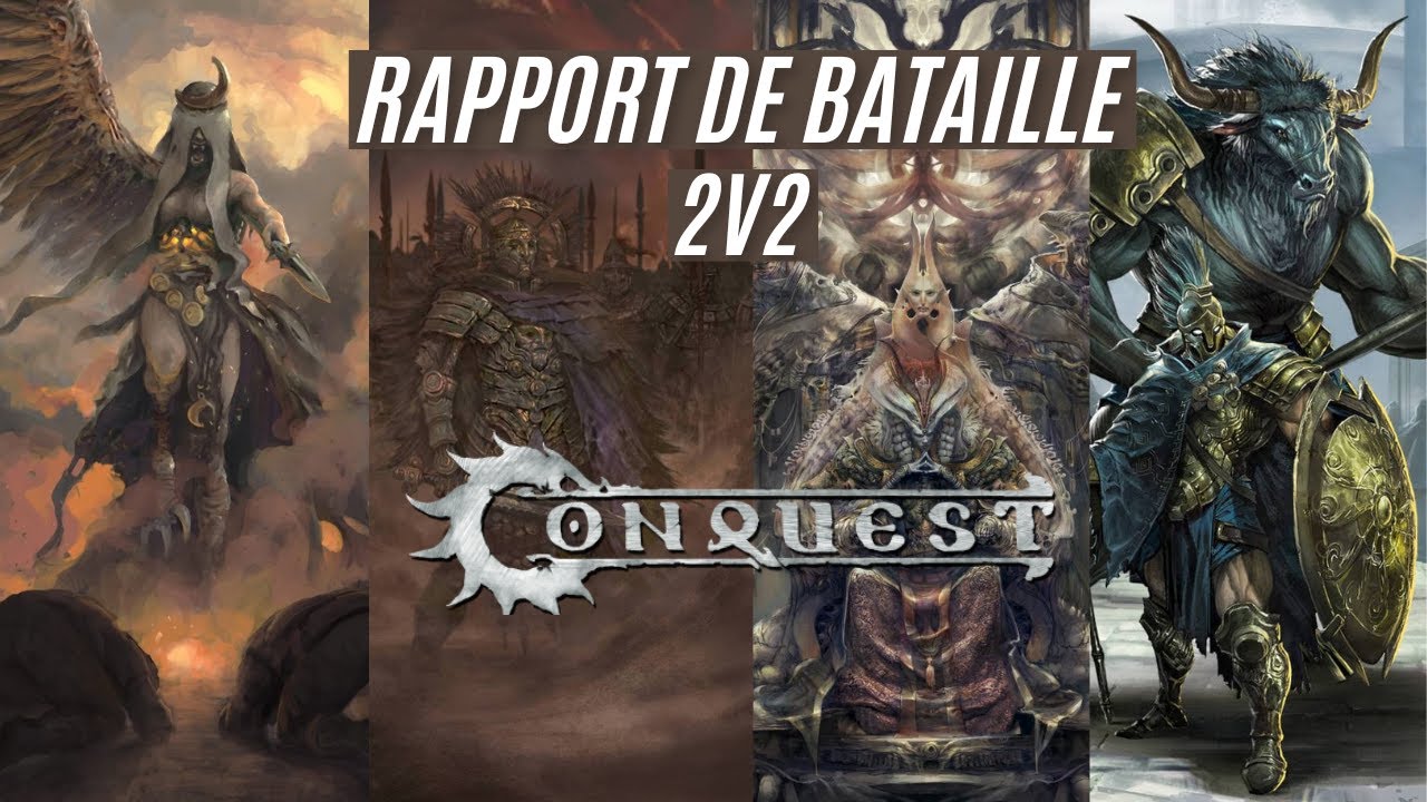 rapport de bataille CONQUEST  2V2 4000PS • Spires/city states vs old dominion.