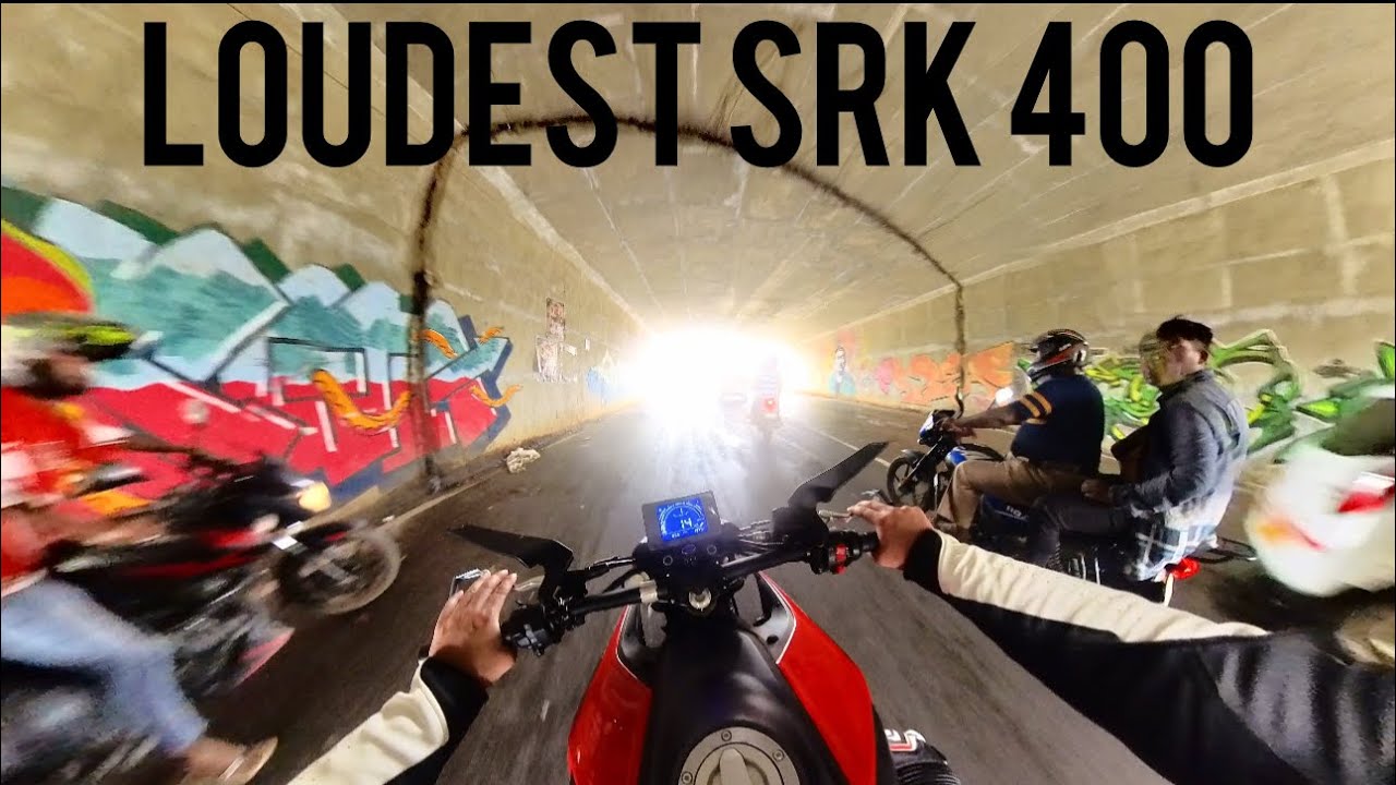 Loudest and best sounding inline 2 cylinder bike SRK 400