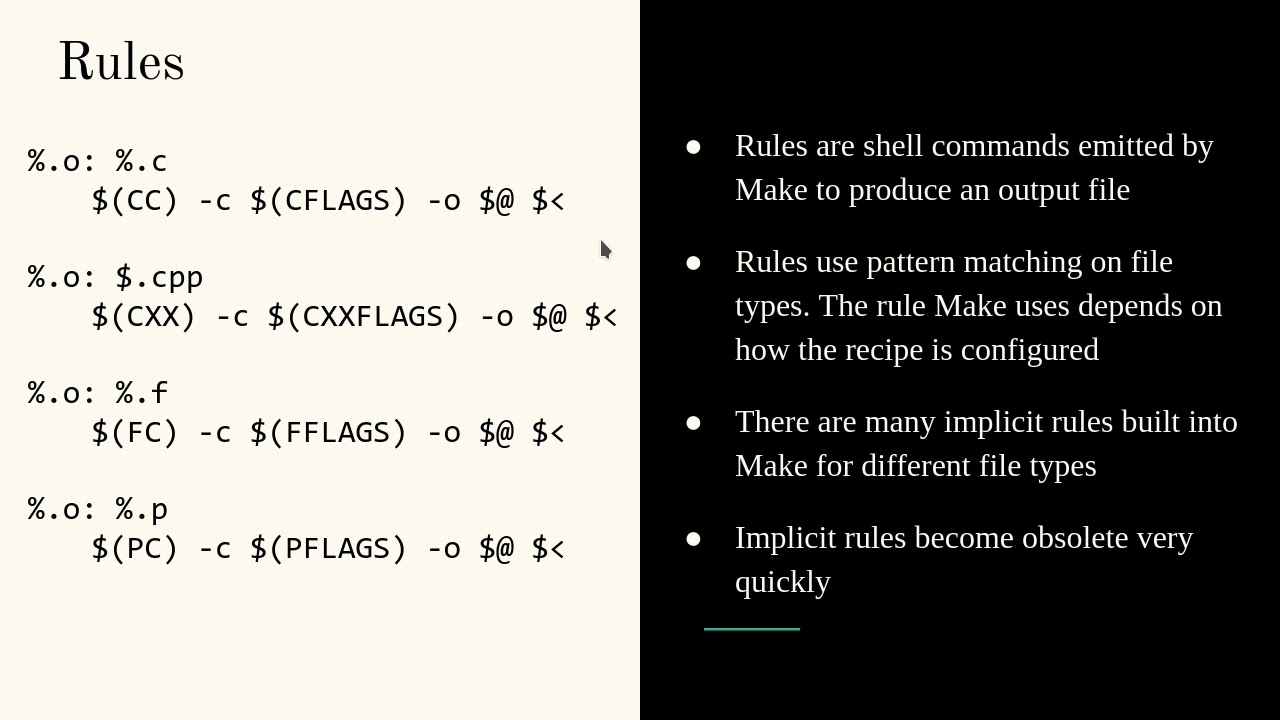 Makefiles, but in English