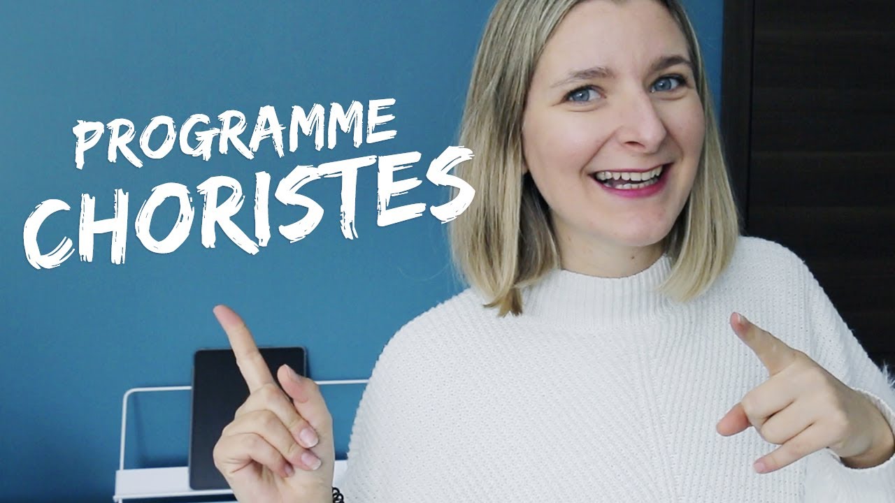 🗣 Programme de cours de chant en ligne pour choristes 🎵 !!! NOUVEAU !!!