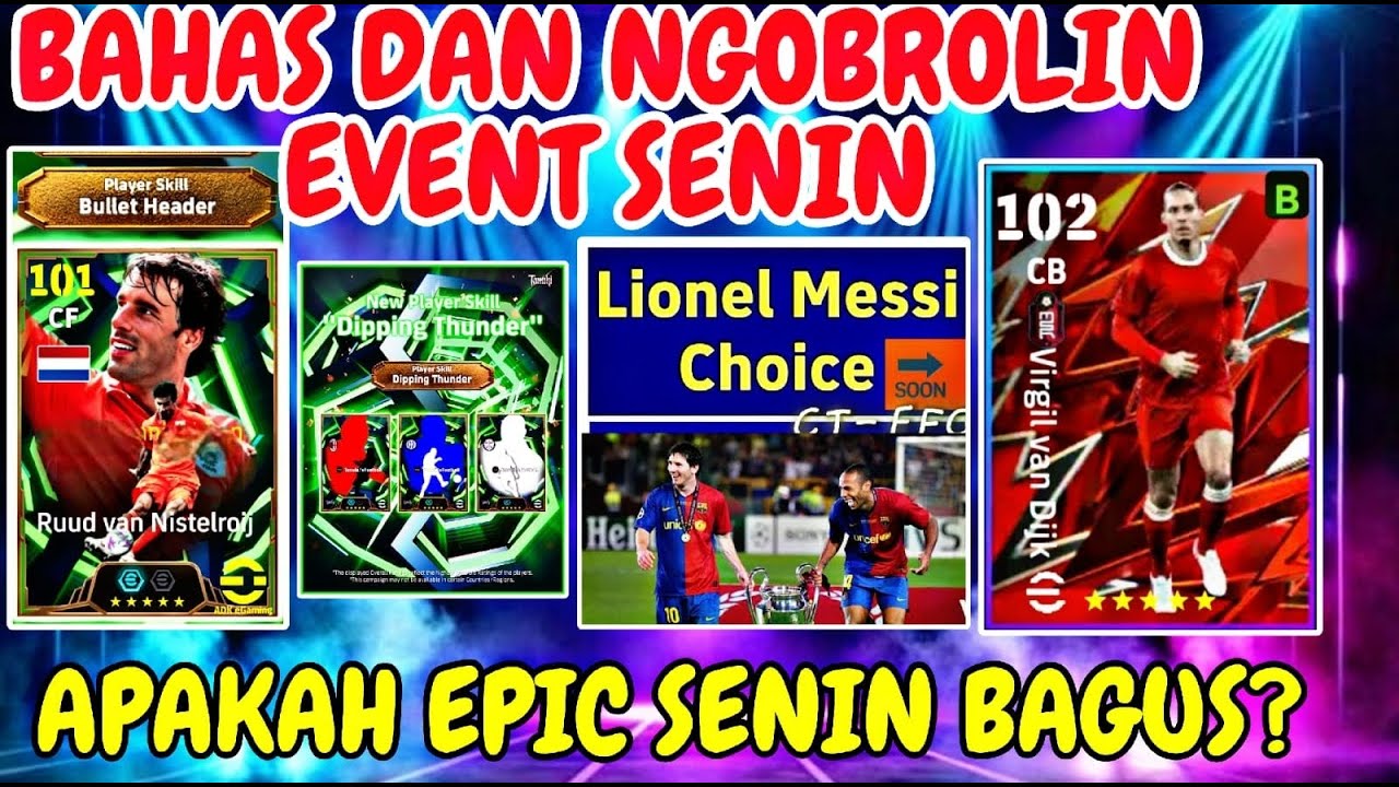 BAHAS EVENT UPDATE SENIN 23 MARET, NEW EPIC, CLUB SELECTION EFOOTBALL 2026 MOBILE