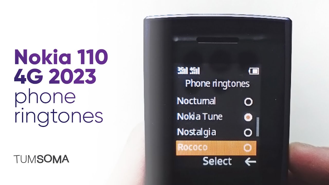 Nokia 110 4G 2023 - Phone Ringtones ASMR