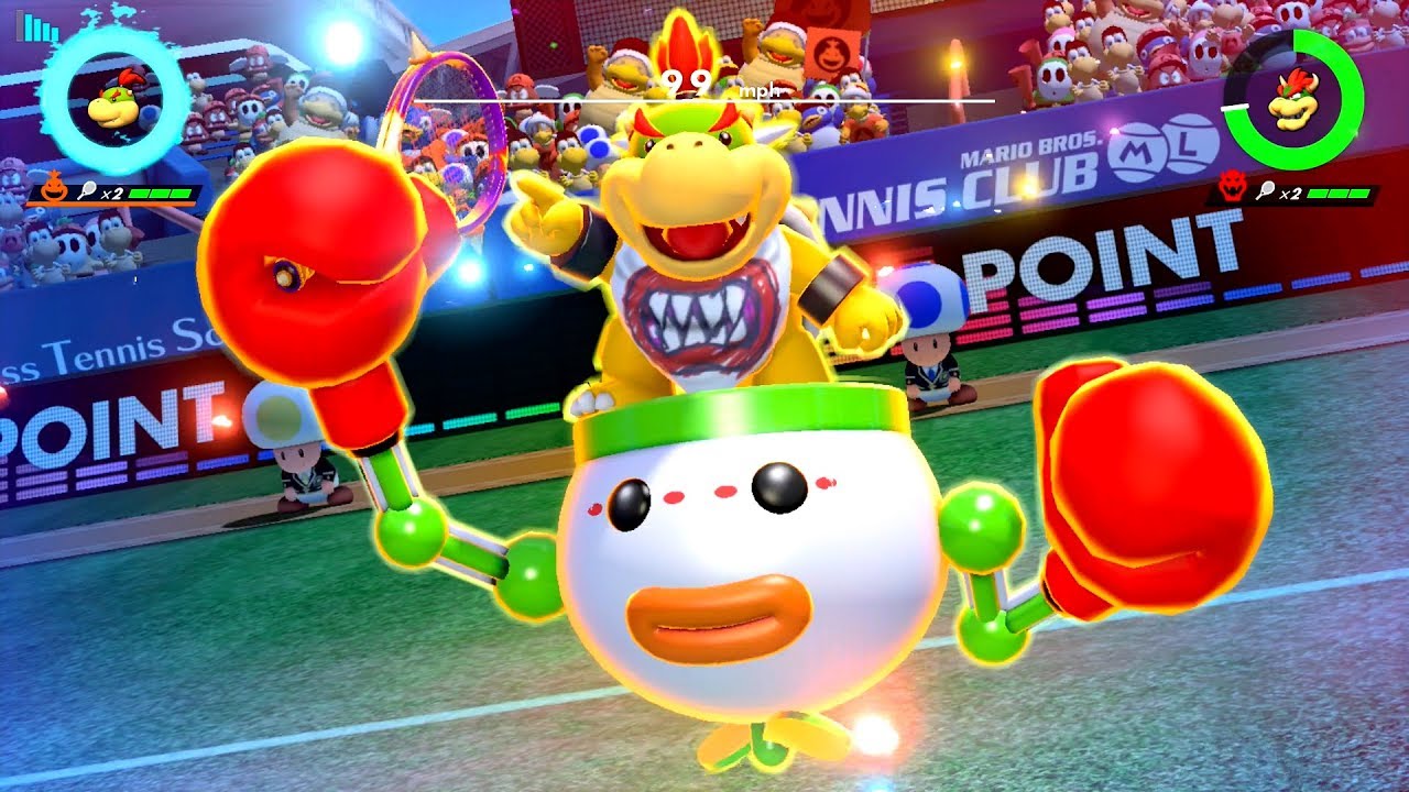 Mario Tennis Aces - Tournament As Bowser Jr.