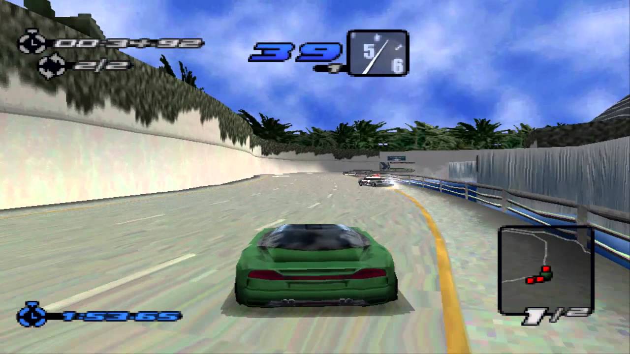 Need For Speed 3: Hot Pursuit (1998) PSX COPS CHASING