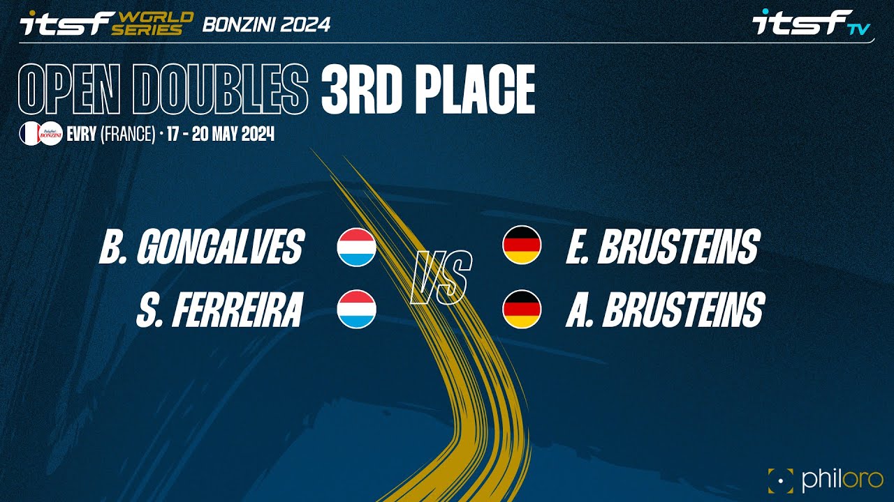 Goncalves/Ferreira vs Brusteins/Brusteins - 3rd Place - ITSF WS Bonzini Open Doubles