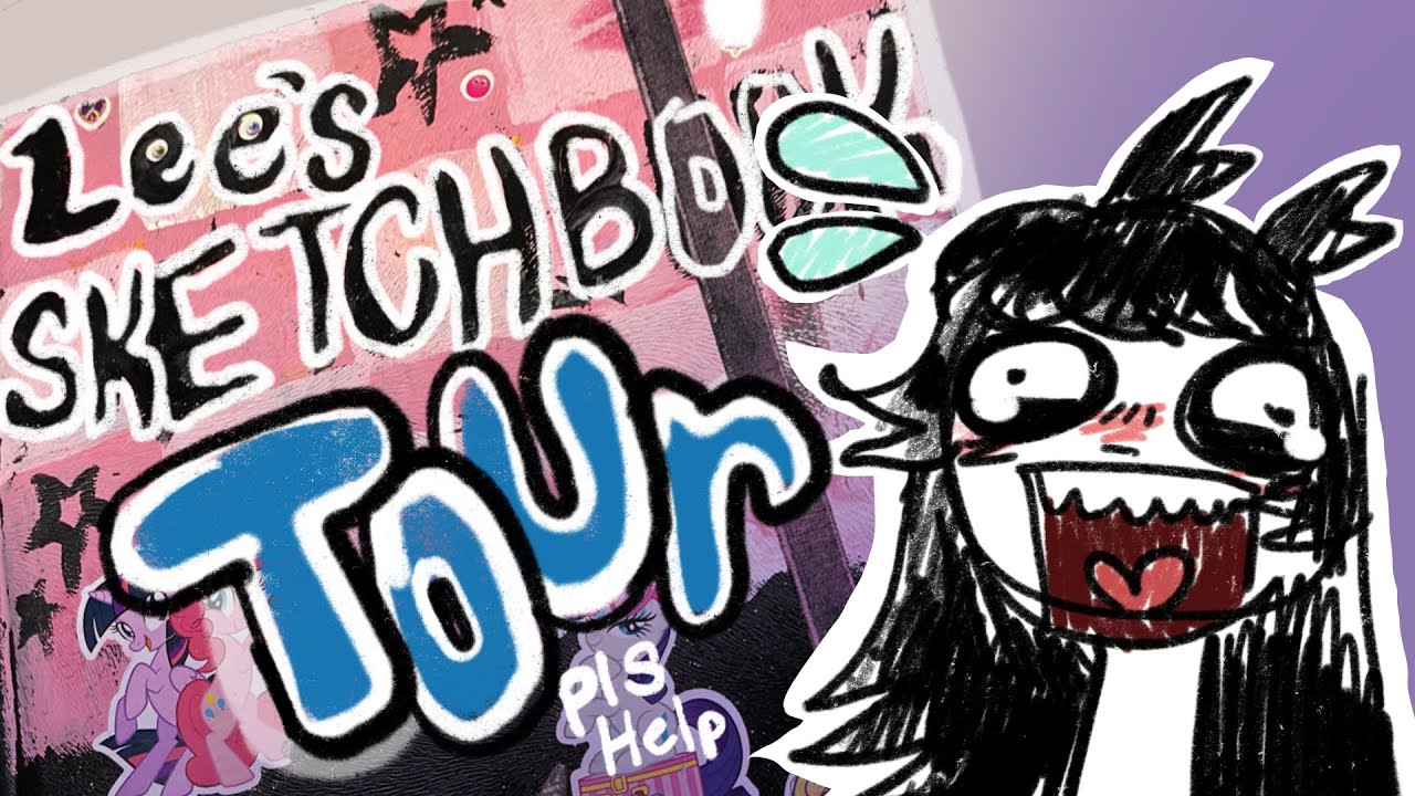 my first SKETCHBOOK TOUR! (Incoherent speech!!)