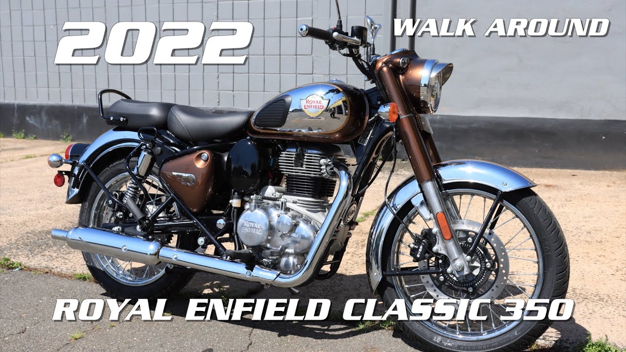 2022 Royal Enfield Classic 350 in Chrome Bronze walk around and features from Mark's Motorsports