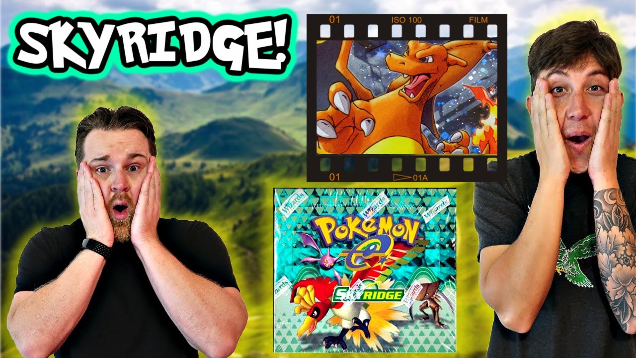 OPENING UNWEIGHED POKEMON SKYRIDGE BOOSTER PACKS!