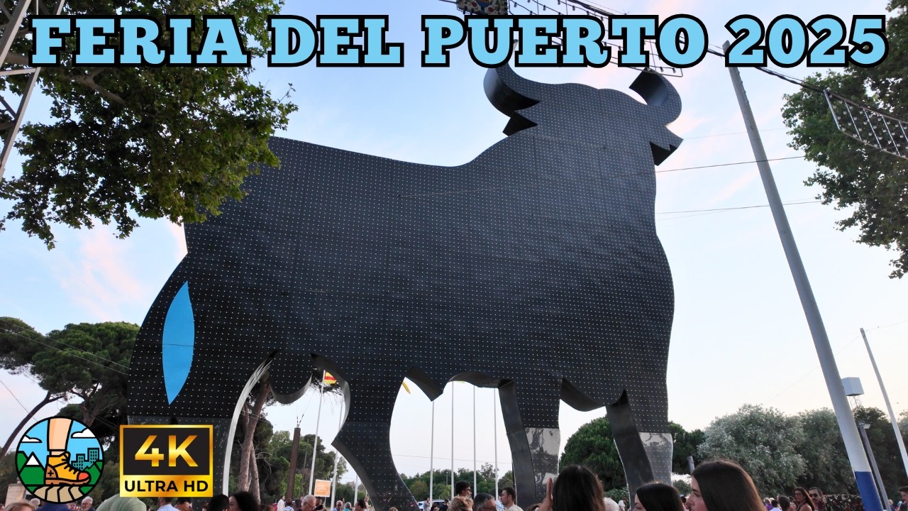 FERIA DEL PUERTO 2025 | Feria de la Primavera y el Vino Fino Puerto de Santa María | Walking Tour 4k