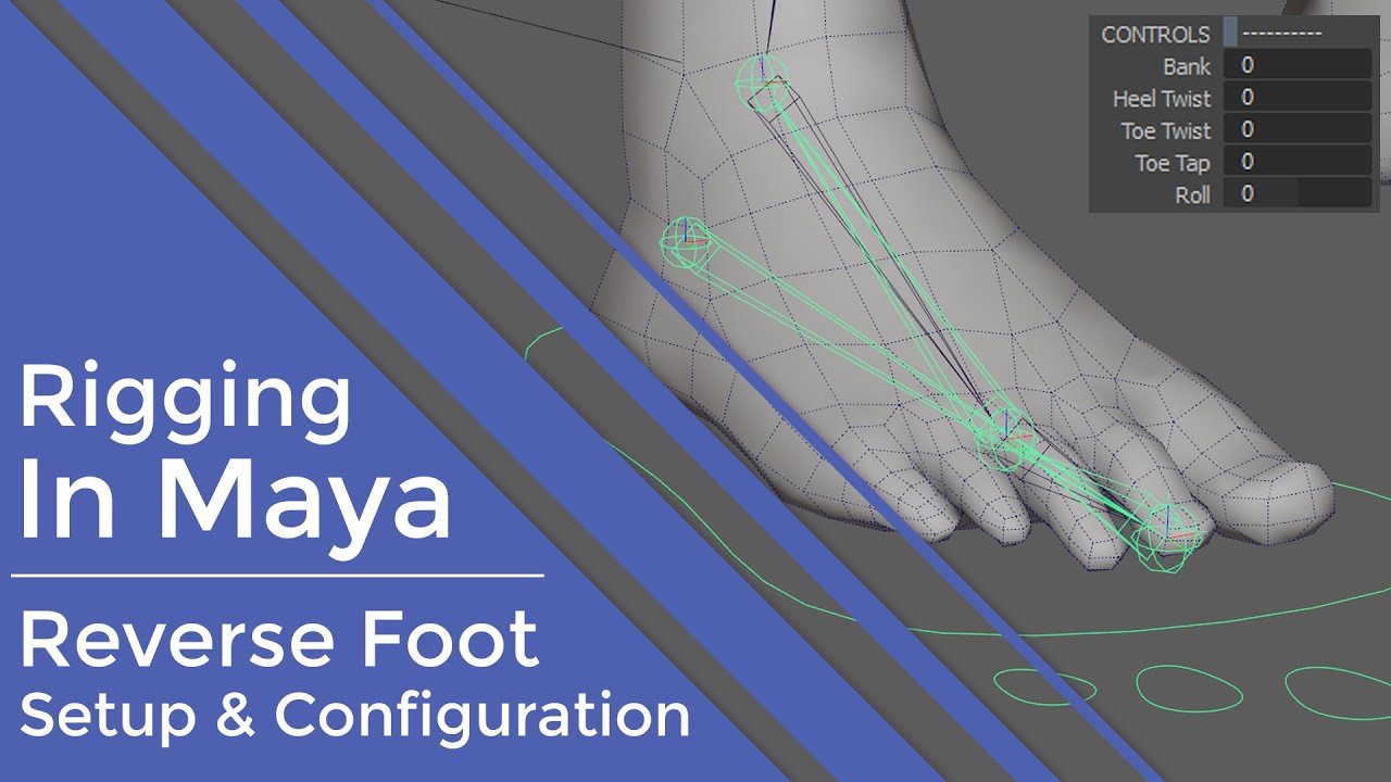 #RiggingInMaya | Часть 7 | Основы | Обратная стопа