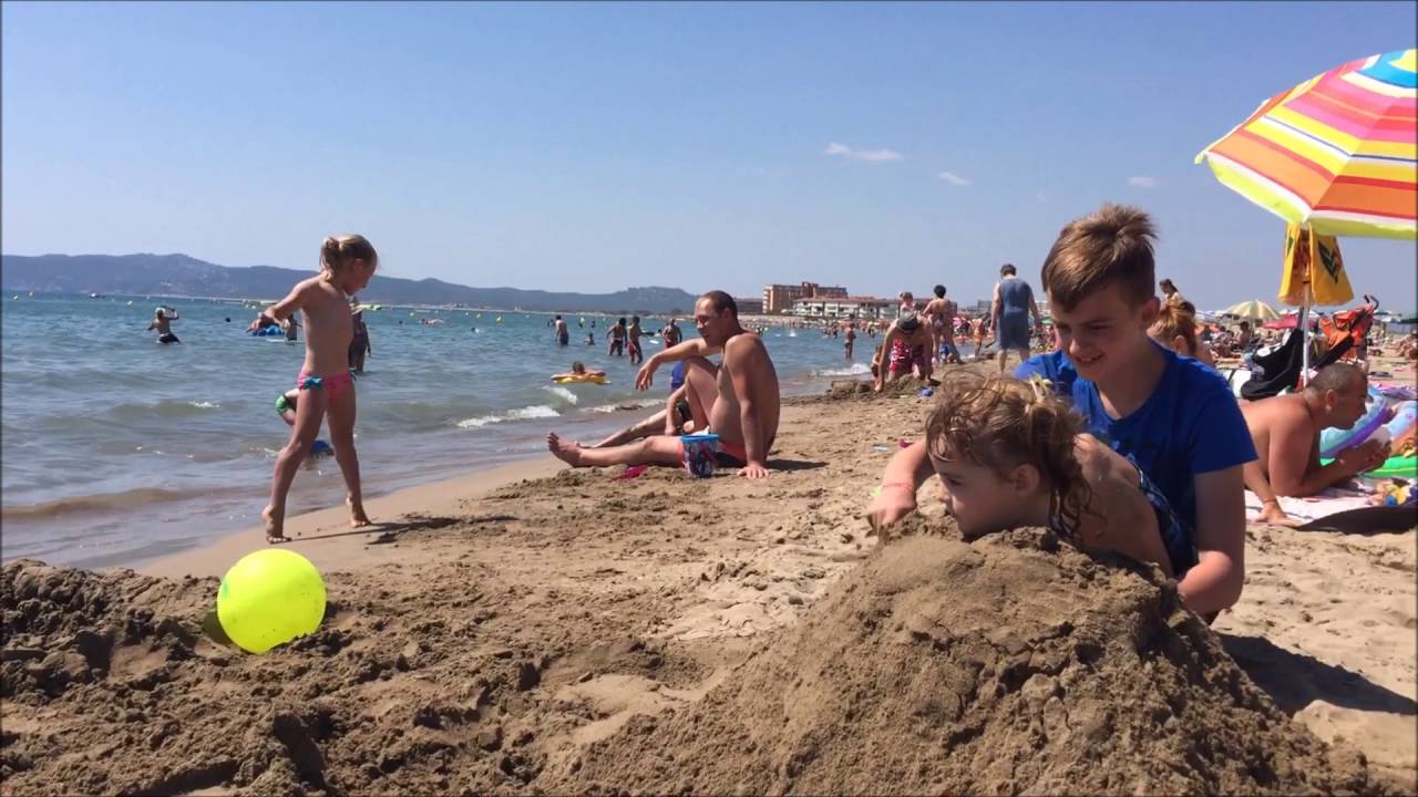 Estartit beach and town , June/July 2016