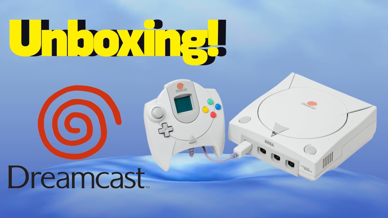 UNBOXING DREAMCAST O PRIMEIRO CONSOLE DE 128 BITS DA SEGA