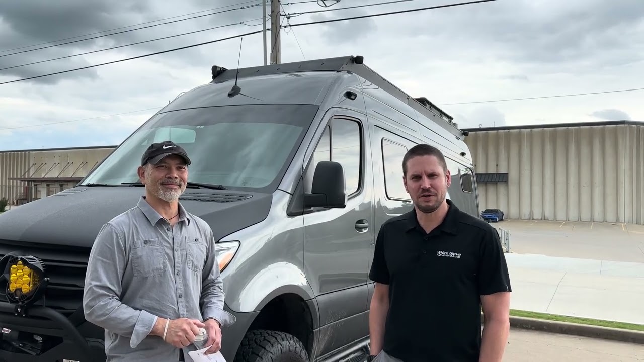 Tulsa Auto Wraps | White Glove Auto | Mercedes-Benz Sprinter | XPEL PRIME Window Tint | Testimonial.