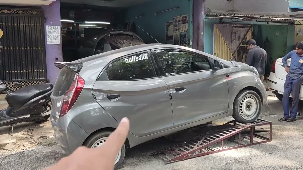 Installing Free Flow Exhaust in Hyundai EON | Modified Hyundai EON | Exhaust for Hyundai Eon