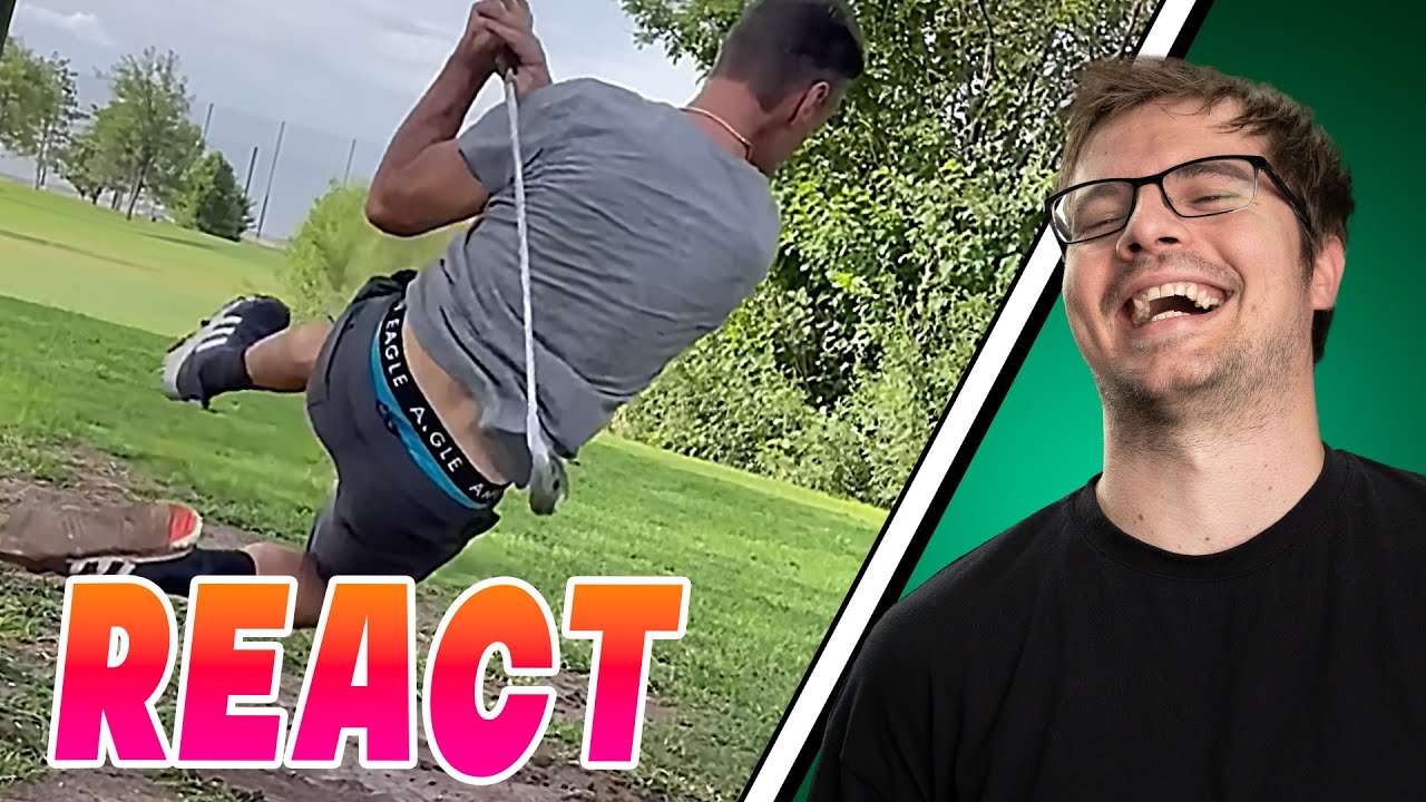 Rutsch GOLFEN geht schief! React auf: Best Sports Fails | Dumb Athletes