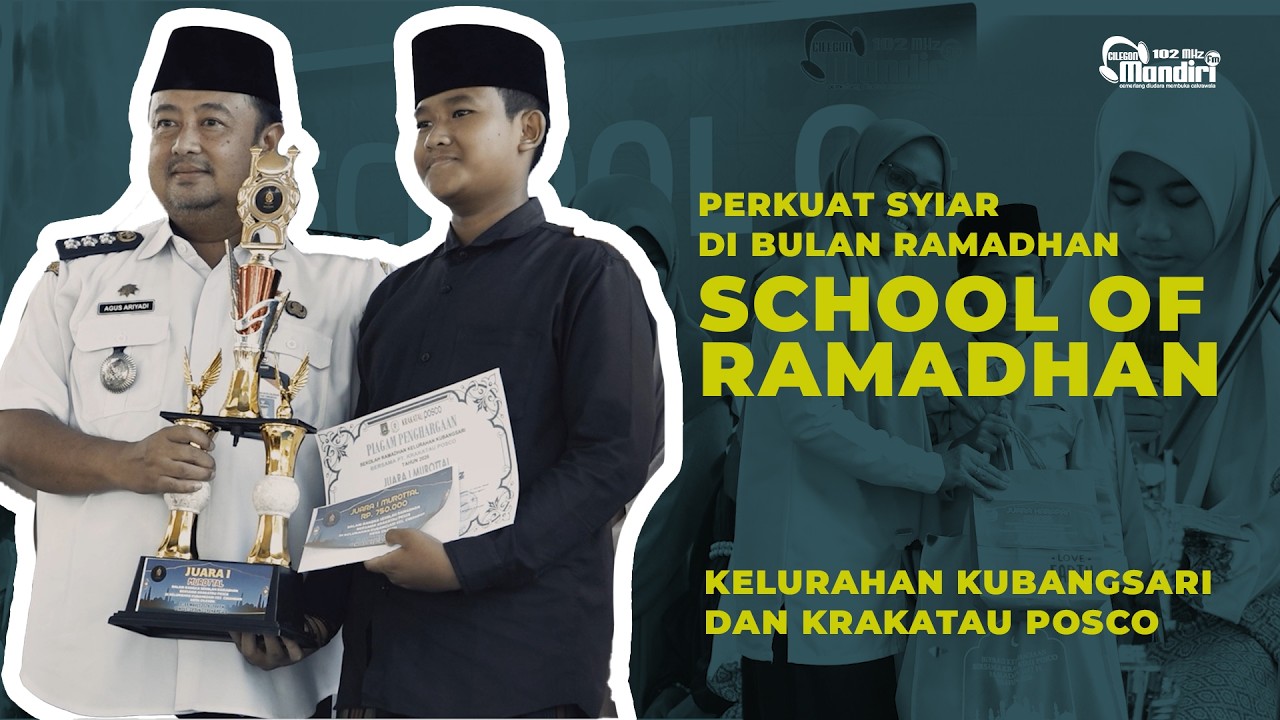 Perkuat Syiar di Bulan Suci, Kelurahan Kubangsari dan Krakatau Posco Sukses Gelar School of Ramadan