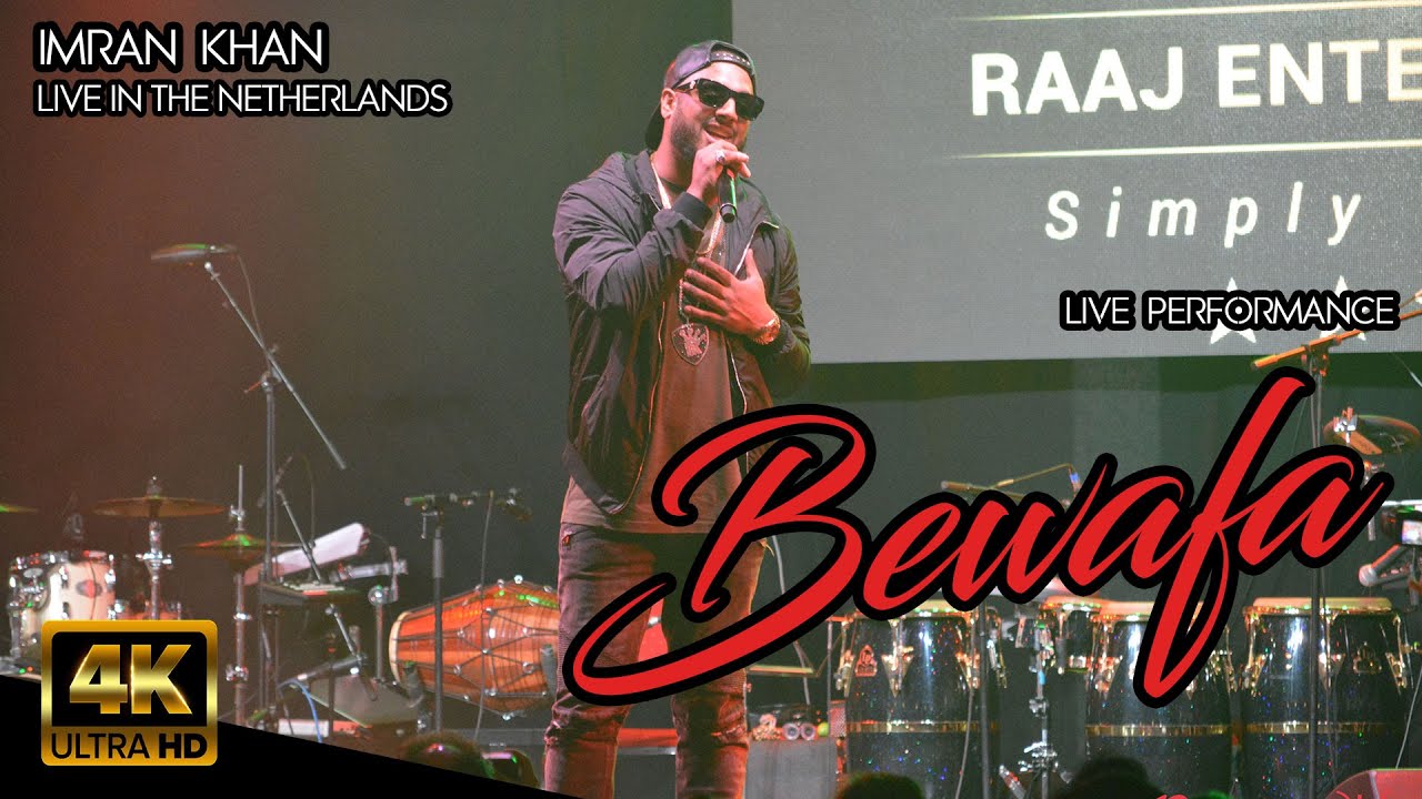 Bewafa | Imran Khan Live Performance | Live in The Netherlands | Imran Khan in Concert Style | 4K HD