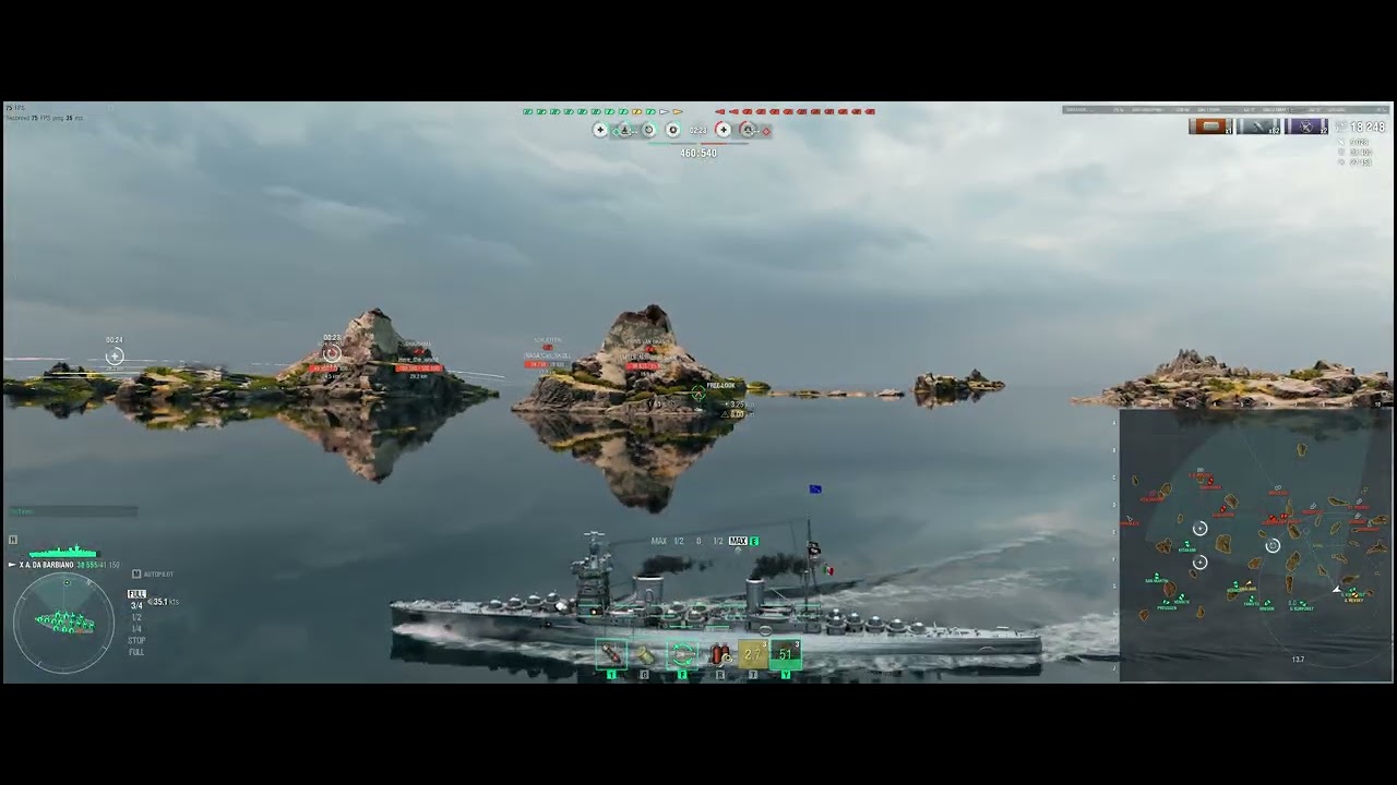 Barbiano First game, its fun but not good World of Warships