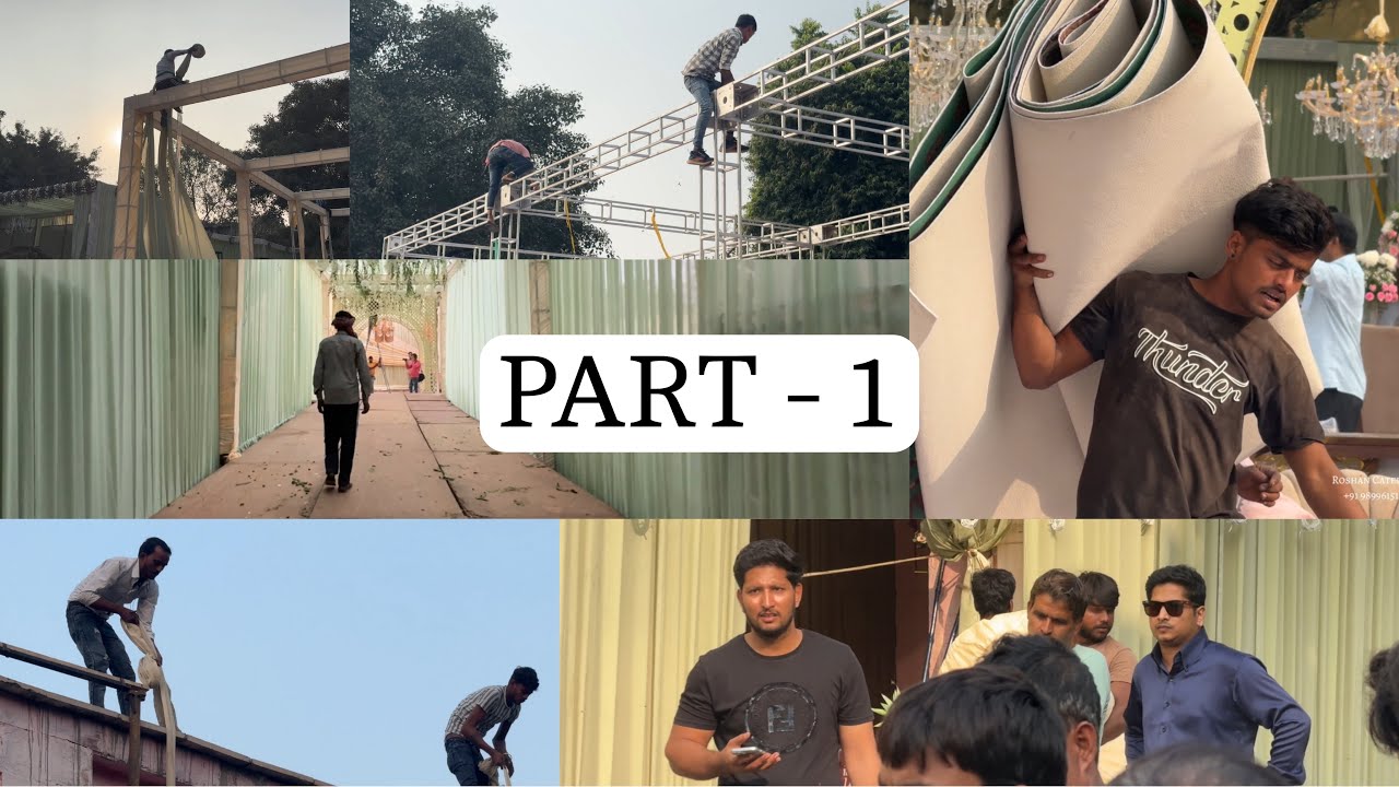 Roshan Caterers & Decorators: Daytime Preparation, Nighttime Perfection (part-1)