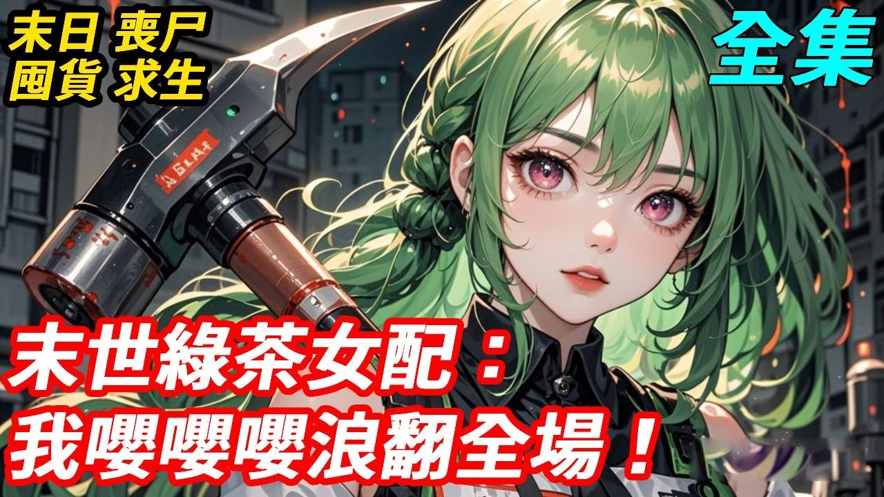 我穿成末世綠茶女配，原身得罪女主角慘被殭屍咬死，妥妥地獄開局！還好綁定綠茶系統，夾子音嚶嚶嚶攢綠茶值兌生存盲盒，表面嬌軟哭唧唧，實則怪力掄鐵鎚超能打！末世綠茶營業，我浪翻全場！