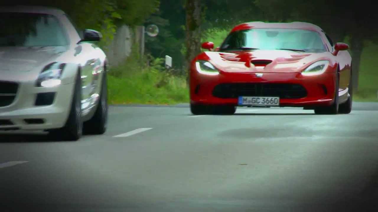Mercedes SLS AMG GT vs Viper SRT V10 - Test it Teaser