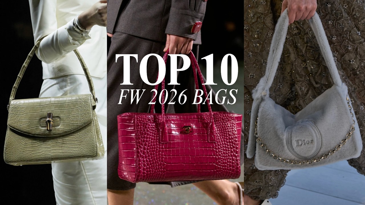 Топ-10 сумок сезона осень-зима 2026 (которые вы увидите повсюду): Chanel, Dior, Celine, Hermes, T...