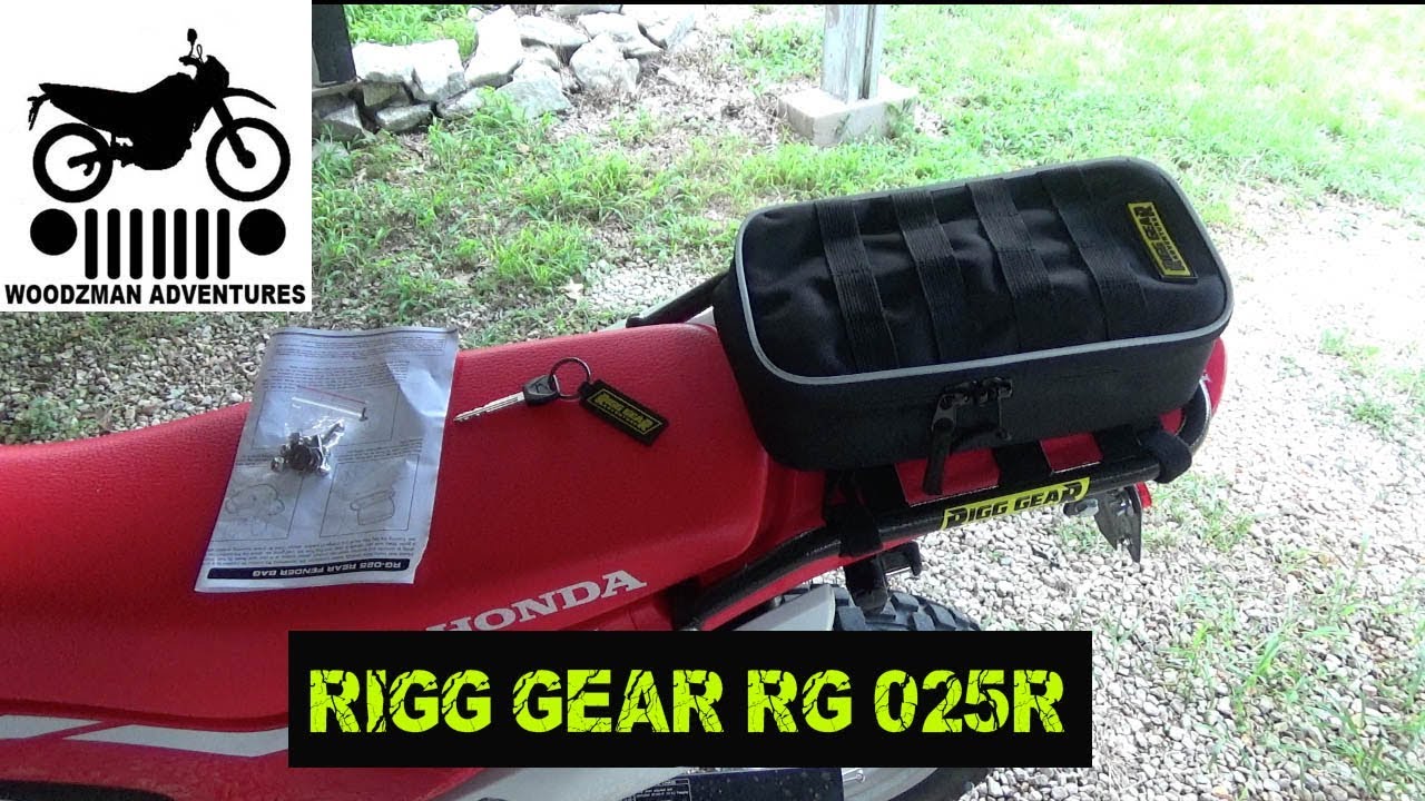 Nelson Rigg RG-025R Rear Fender Bag with Tool Roll Honda CRF250L Dual Sport
