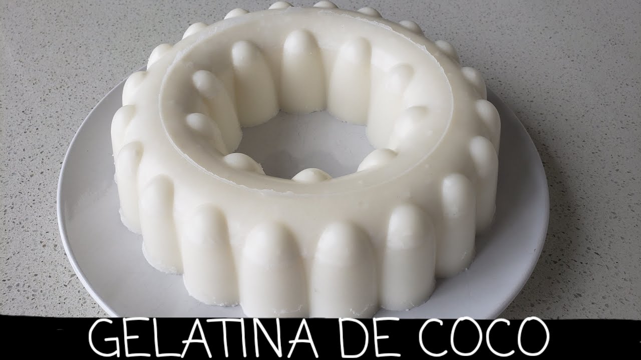 GELATINA DE COCO /2 INGREDIENTES