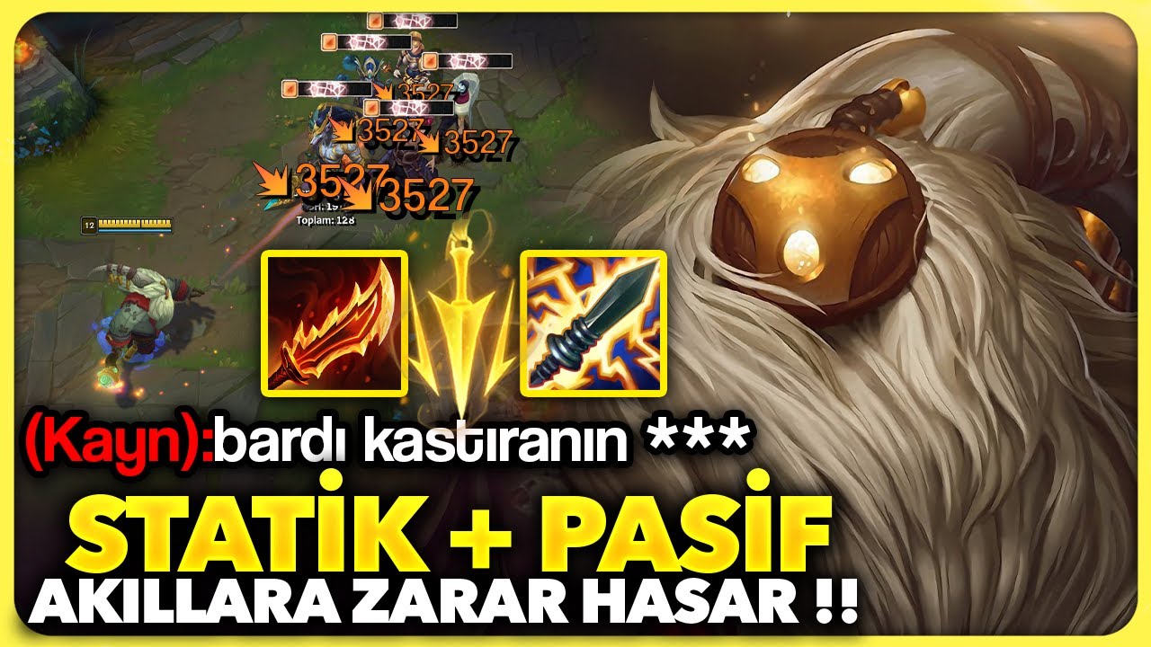 STATİKLİ BARD HİLELİ HASAR !! PASİFİYLE ETKİLEŞİME GİRİYOR !! BOZUK !! BARD ORMAN !! | Ogün Demirci