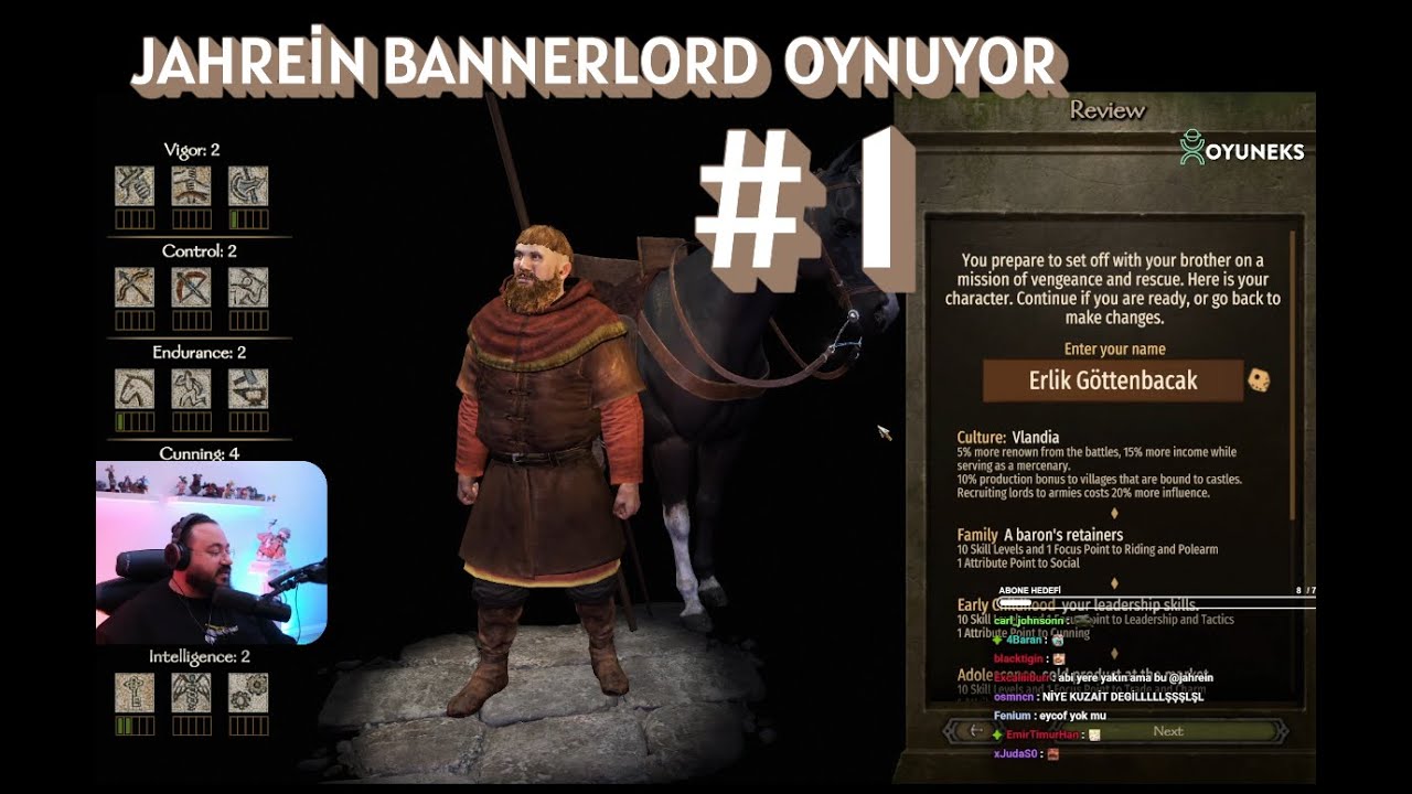 JAHREİN BANNERLORD OYNUYOR #1