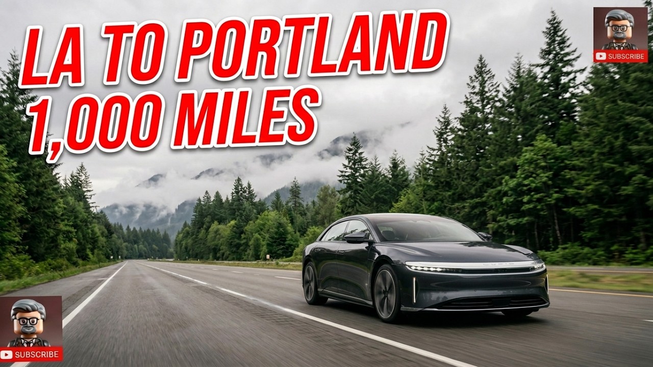 Lucid Air Roadtrip from Southern California to Portland!